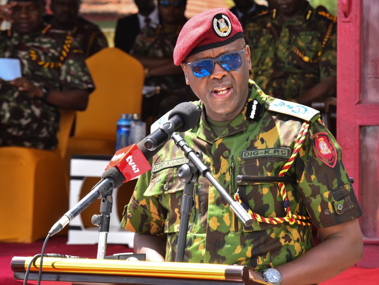 5,023 new police recruits begin rigorous nine-month course at Kiganjo.